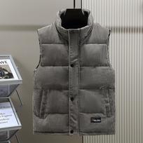 Men Thick Warm Corduroy Cotton Vest Casual Sleeveless Waistcoat Outerwear 3XL