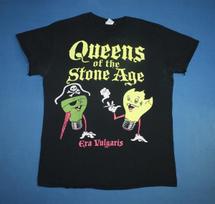 New Queens Of The Stone Age Band Era Vulgaris Black S to 5XL Tee Shirt FF040 Unisex T-Shirt L beige