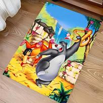 1pc The Jungle Book Print Area Rug - Soft, Washable Non-Slip Indoor Mat for Office Chairs, Living Room, Home Office Decorative Rug 40cmx60cm