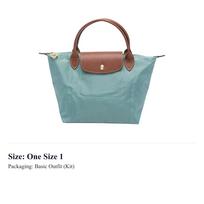LONGCHAMP Le Pliage Nylon Dumpling Bag Handbag Small Women's Celadon L1621089P99 One Size 1 gray