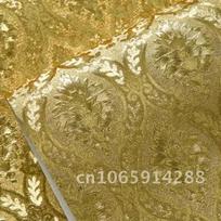 Luxury Classic Gold Wallpaper Roll Bedroom Living Room Relief Gold Wall Foil De Papel Damask Wallpapers Paper Parede Glitter No adhesive beige