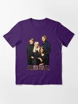ABBA vintažinis disco eros pop kvartetas šviečiantis portretas Būtinas T-shirt S