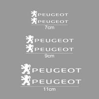 6 dalių dekoratyvūs lipdukai automobilių stabdžių suportų dangteliams Peugeot 408 508 2008 5008 308 3008 208 206 307 301 207 407 107 205 automobilių dalys balta