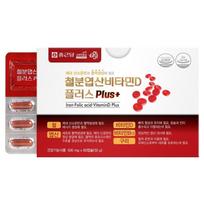 Chong Kun Dang Iron Folic Acid Vitamin D Plus 60 Tablets 1 pcs