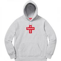 Supr Hoody Vyriškas su vilnos pamušalu Laisvas Gatvės stiliaus Hip Hop Ilgomis rankovėmis Megztinis Vienspalvis L white