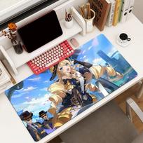 Navia Genshin Impact Mouse Pad Square Office Gaming Desk Mat Waterproof Nonslip Rubber Decorative 800x300x3mm