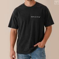 SpaceX Shirt Unisex – Astronaut space fan - Cool SpaceX Shirt - SpaceX Comfort Colors Shirt 140 black