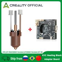 Creality K1 Max/K1C/K1SE Ceramic Heating Block (2025 New Version) + PCBA  Adapter Board_T9_GD32F303CBT6 for K1 Series 3D Printer for K1 Series
