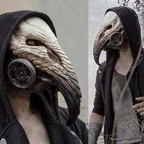 Mask Steampunk Halloween Plague Doctor Long Nose Bird Beak Latex Cosplay Mask Carnival Masquerade Halloween Party Costume Props Matches the image