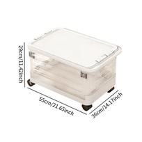 Foldable Rolling Container, Transport Trolley, Storage Box, Hand Truck, Shopping Trolley with gryna