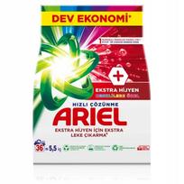 Skalbimo milteliai spalvotiems drabužiams Ariel Ultra Oxi, 5,5 kg
