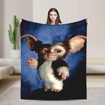 Christmas Horror Movie Blankets Quality Soft Warm G-Gremlins Gizmo Throw Blanket Winter Travel Outdoor Print Bedspread 40x50in