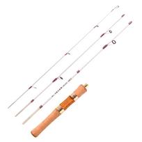 Soft Feeder Fishing Pole Mini Fishing Pole Telescopic Rotatable Portable Ultra-light Outdoor Accessories for Lakes Reservoirs white