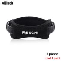 1 Pcs Adjustable Knee Pad Knee Pain Relief Patella Stabilizer Brace Ergonomic Support For Hiking Soccer Basketball Running Sports Workout black