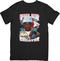 Tyler The Creator Music Unisex Fit for Men  Women Quality Cotton T-Shirt Black XL gray