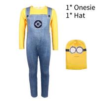 Madingas Minionų personažo kostiumas scenos pasirodymams ir anime renginiams. Unisex dizainas vaikams 170 yellow