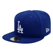 New Era Los Angeles Dodgers Letter Embroidery Polyester Baseball Cap Unisex Couple Style Blue 7-no box version random blue