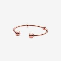 Pandora Rose Open Bangle Charm Bracelet 586477 balta
