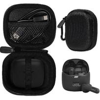 Case for JBL Tune Flex True Wireless Noise Cancelling Earbuds (Black) juoda