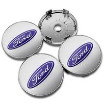4Pcs 56mm+60mm Car Wheel Center Hub Caps Stickers Auto Rim Cover For Ford ST-line Focus 2 3 Mondeo qz7  Ecosport Kuga Mk4 Fiesta Mk3