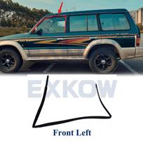 Door Window Glass Runchannel for Mitsubishi Montero Pajero 2 MK2 1990-2004MB669185MB669186MB669761MB669762MB677563MB677564 Front Left