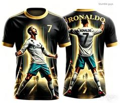 Ronaldo 7 Short Sleeve Summer Football Tshirt Casual Jersey Kids Boys Clothes Wear Men Kids Life And Fan Gathering 130 gray
