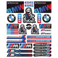 BMW M Performance Automobilio Dekoratyvinės Sparnų Bagažinės Lipdukai Emblema Ženklelis Modifikacija Vandeniui Atsparus Motociklo Kėbulo Atspindintis Lipdukas