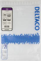 USB-C - HDMI kabelis DELTACO, 4K UHD, paauksuotas, 3 m, baltas / USBC-HDMI-1030A / 1903818