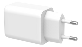 USB-C GaN įkroviklis DELTACO, 67 W, GaN, 1x USB-C, PPS, baltas / USBC-GAN05 / 1902901