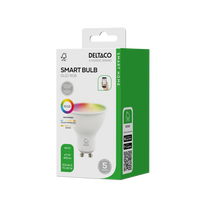 LED lemputė DELTACO SMART HOME GU10, RGB, WiFi, 4.7W / SH-LGU10RGB02 / 1902593