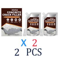 Betono remonto glaistas Vidaus lauko sandariklis Sienų įtrūkimų remonto klijai Vandeniui atsparus mūro sandariklis Savaime išsilyginantis tarpų užpildas 100g 2PCS