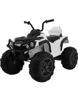 Elektromobilis keturratis ATV 2,4 GHz, baltas