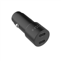 Fixed Dual USB-C Car Charger, 65W, PD 3.0|FIXCC65-CC-BK