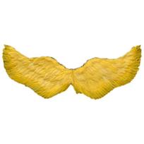 Angel Wing Cosplay Party Costumes for Girls Feathers Wing Holiday DIY Decoration large geltona