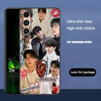 Žvaigždė S-Daina K-Kang telefono dėklas Samsung Galaxy S25 S24 S23 S22 S21 S20 Plus Ultra Note20 minkštas juodas Galaxy S21 FE 5G