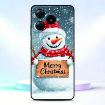 Merry Christmas Phone Case For ZTE Blade A76 4G A75 A73 A72 A71 A35e A56 A55 A54 A35 A36 A51 A34 A31 Plus A5 Custom Image Cover ZTE Blade A34 white