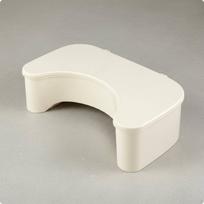 Cartoon Potty Stool AntiSlip Kids Washroom Thickened Foot Rest White Glossy Cream Yellow Glossy white