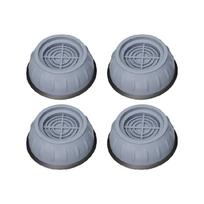 Anti Vibration Washing Machine Pad Shock Absorbing Washer Dryer Feet Pad Vibration Isolation Mats for Dryer Treadmill gray