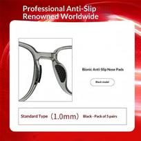 10Pcs Eyeglasses Anti Slip Nose Pads Silicone Adhesive Glasses Nose Cushion Nose Support Glasses Pads Bionic Lizard Skin Design 10pcs juoda