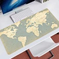 Popular Mouse Pad World Map Big Size E-sports Gamer Desk Mat Non-Slip Laptop Keyboard Pad Gaming Extended Mousepad For Best Gift 40cmx90cm(15.7x35.4inch)