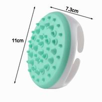 Body Massage Brush Health And Slimming Brush Silicone Essential Oil Massage Brush one size žalia
