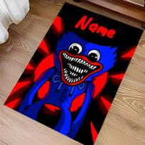 Custom personalization Poppy Playtime Print Area Rug - Soft, Washable Non-Slip Indoor Mat,Living Room,Home&Office Decorative Rug 60cmx90cm red