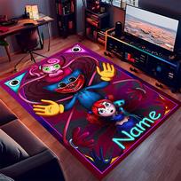 Custom personalization Poppy Playtime Print Area Rug - Soft, Washable Non-Slip Indoor Mat,Living Room,Home&Office Decorative Rug 80cmx120cm