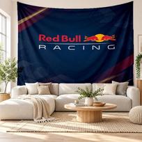 Red Bull Racing Wall Tapestry, Soft Fabric Wall Hanging, Decorative Backdrop For Bedroom Home Wall Art 150cmx200cm