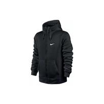 Nike Swoosh Logo Print Hooded Drawstring Fleece Lined Thermal Jackets Coats Men's Black (Unisex) Jackets 623451 010 M black