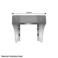 Waterproof Socket Cover Stainless Steel Doorbell Rain Cover Outdoor Switch Protection Socket Waterproof
