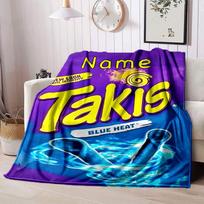 Home Customize Your Name Takis Blue Heat Blankets Comfortable Soft Lightweight Allseason Multipurpose Blanket For Picnics Sofas Offices Beds Living 180cmx230cm