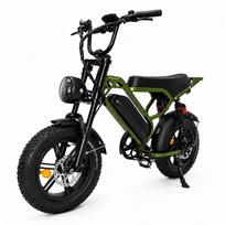 Pixar M9 Mini Elektrinis Dviratis 250W Variklis 16  Padanga Miesto Komutavimo Elektrinis Dviratis 7 Pavarų Hidrauliniai Stabdžiai 48V 15Ah Maksimalus Nuotolis 60Km Apkrova 120Kg žalia