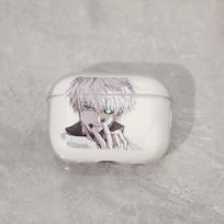 Anime Kaneki Ken AirPods Pro apsauginis dėklas 2-os, 3-ios ir 4-os kartos. Skaidrus, Minkštas viršelis. AirPods 5th Gen (with ear hook)