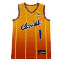 Charlotte Hornets 2026 City Edition Krepšinio Marškinėliai Vyrams Moterims Suaugusiems Unisex Komandinė Sportinė Apranga XL orange